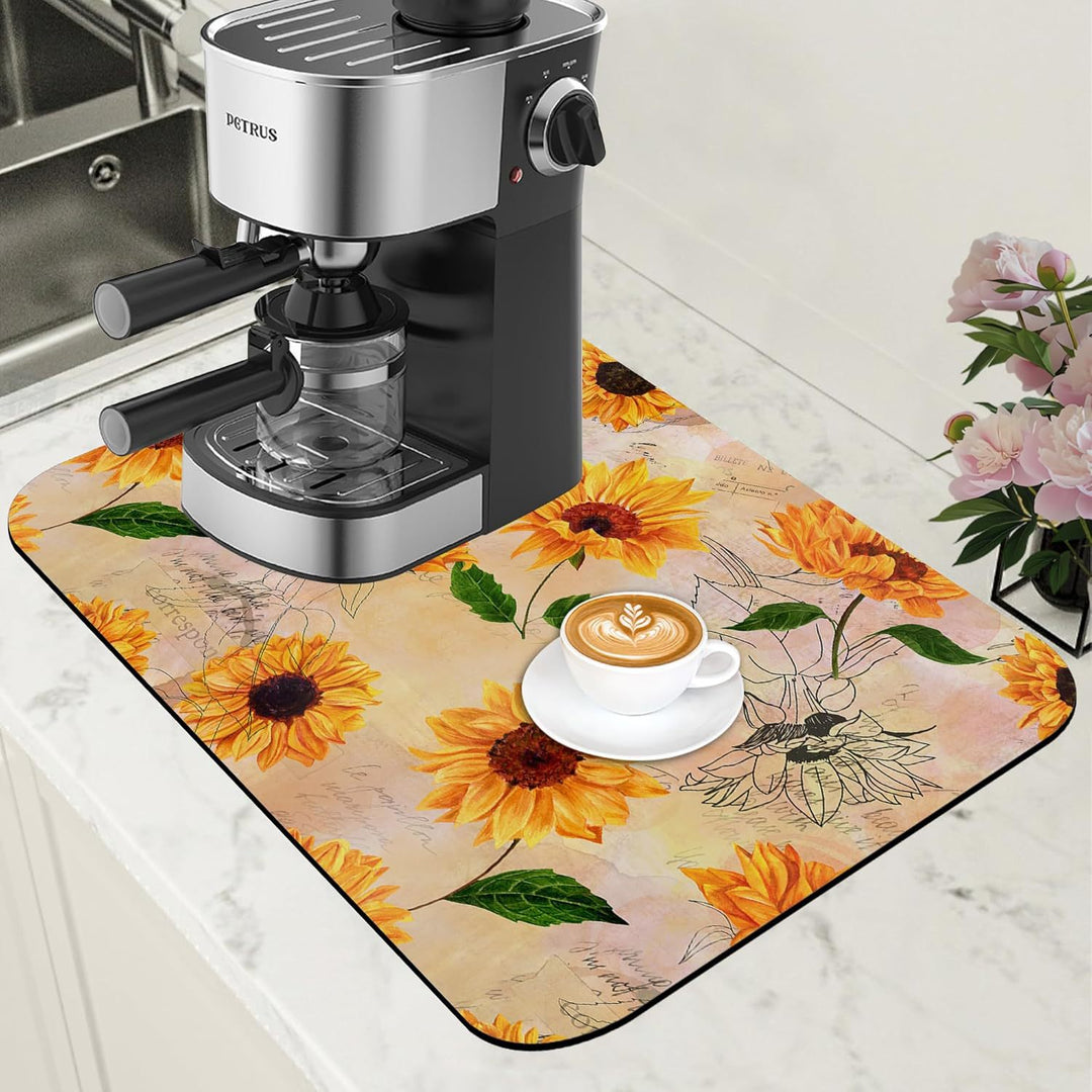 Flower Motiv Kitchen Placemat