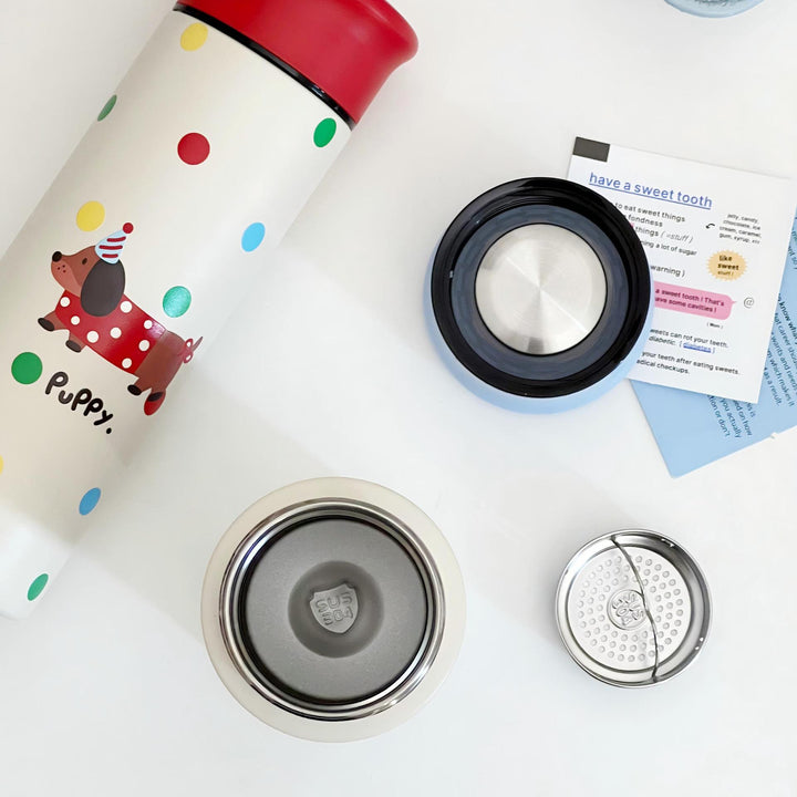 Women's coffee thermos in playful design Stornfield