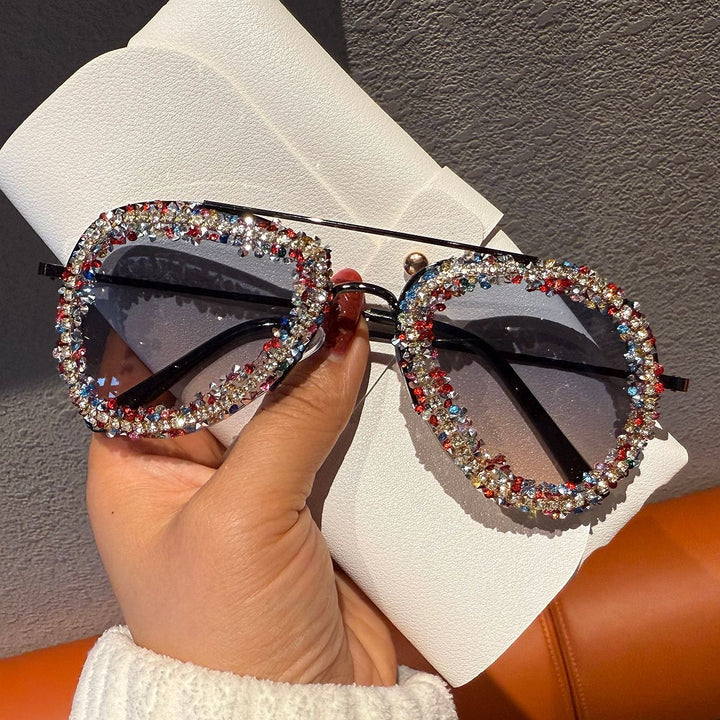 Women's sunglasses with extravagant rhinestone frame Stornfield