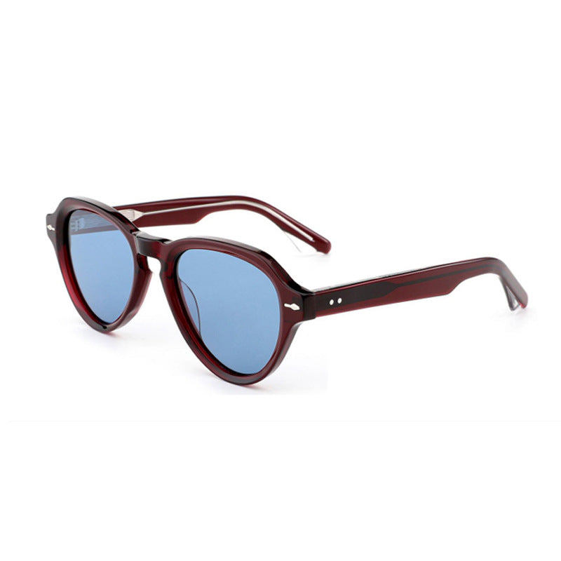 Ladies fashionable sunglasses in elegant, round design with polarized lenses Stornfield
