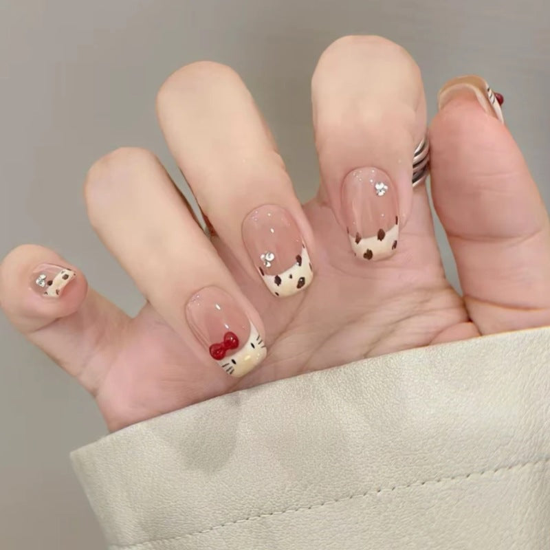 Cute Cat-Themed Nail Art Extensions