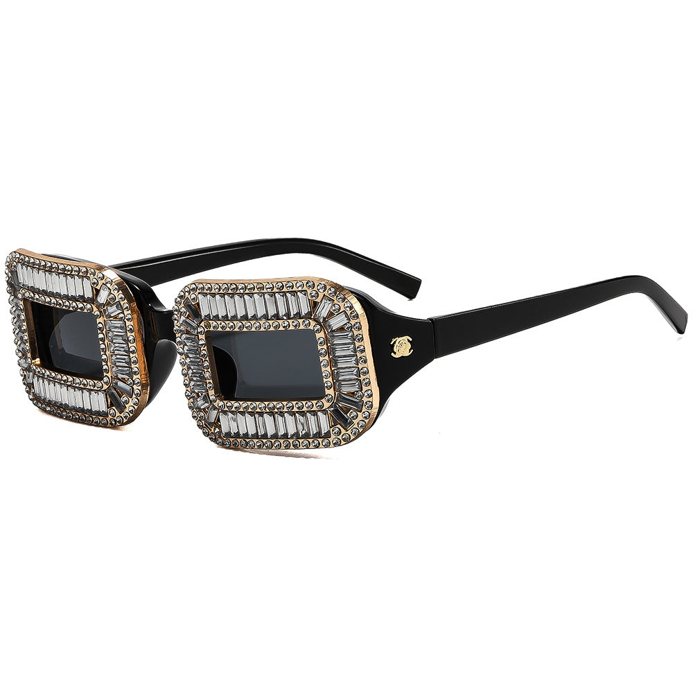 Women's designer sunglasses with extravagant stud embellishments Stornfield