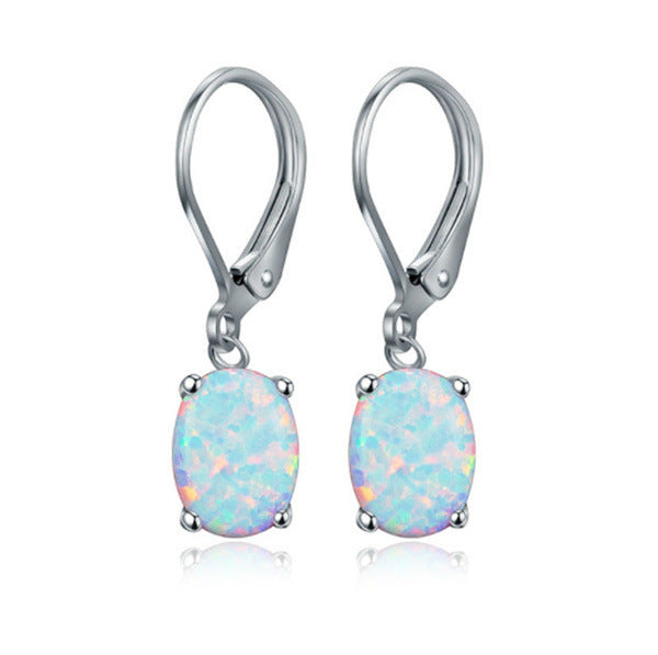 Opal-Embellished Dangle Earrings Stornfield