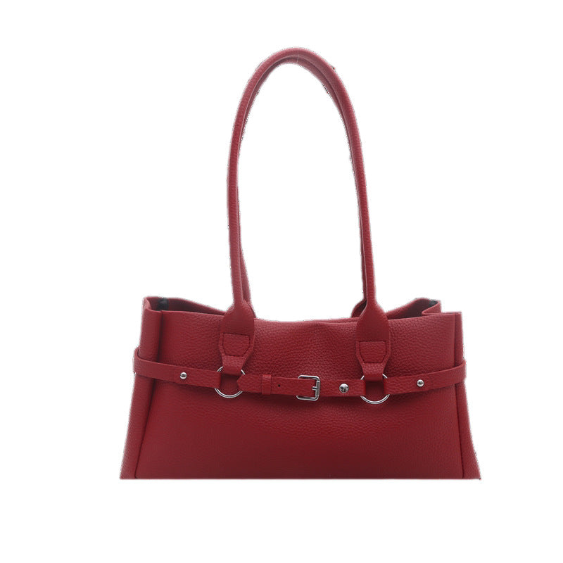 Structured Leather Handbag