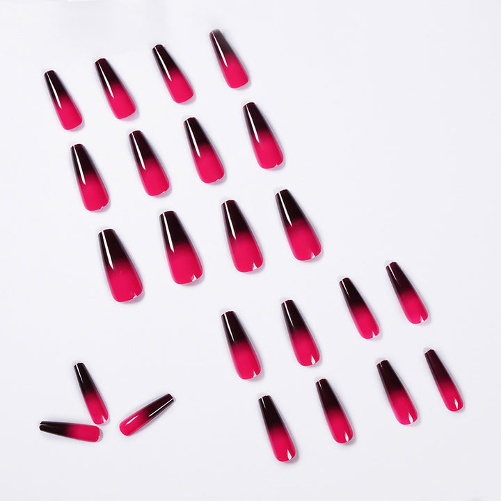 Artificial nail extensions with ombre effect Stornfield