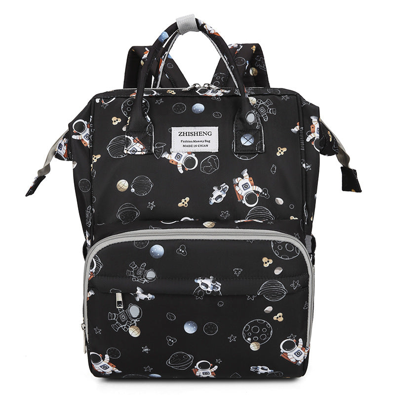 Cosmic-Themed Multi-Functional Diaper Backpack Stornfield