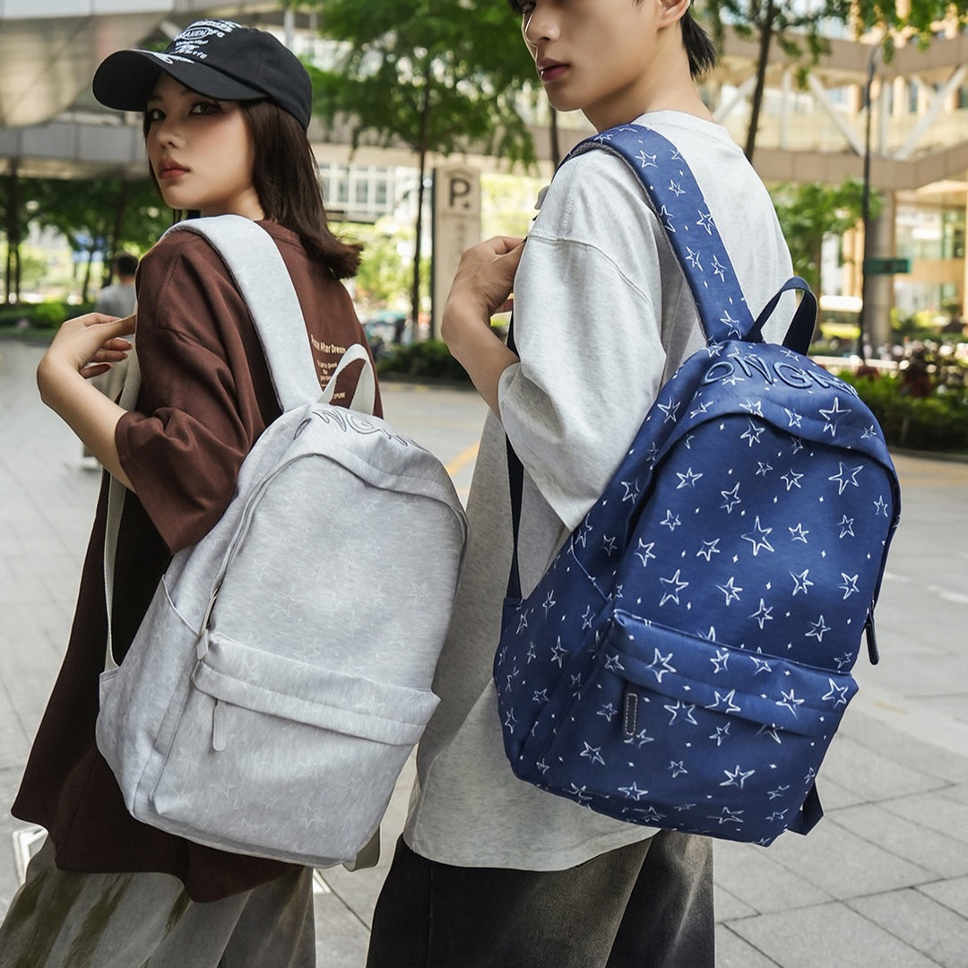 Star-Patterned Casual Backpack Stornfield 1791205253