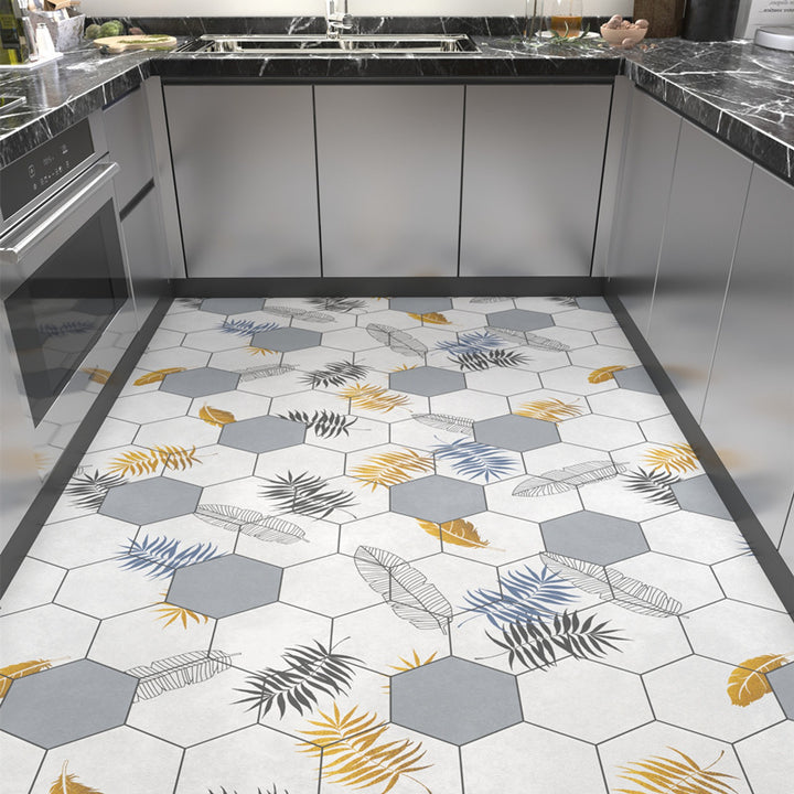 Geometric Honeycomb Pattern Area Rug