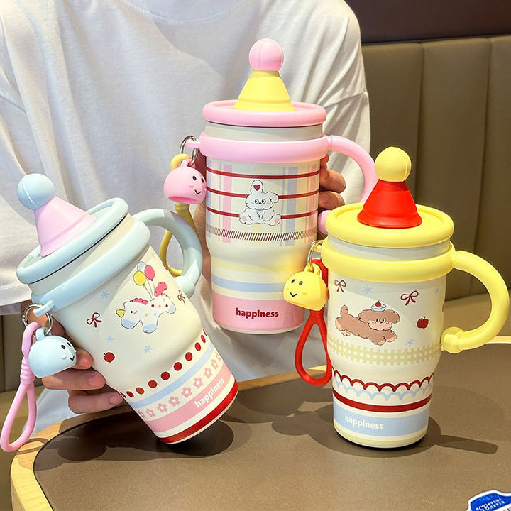 Women's playful drinking cups with integrated silicone lid Stornfield