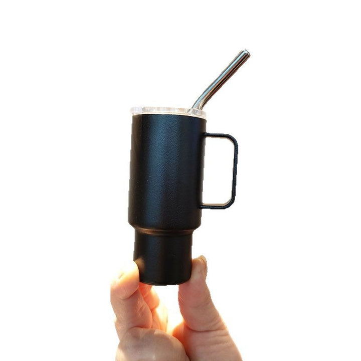 Women's practical drinking glass with metal straw Stornfield