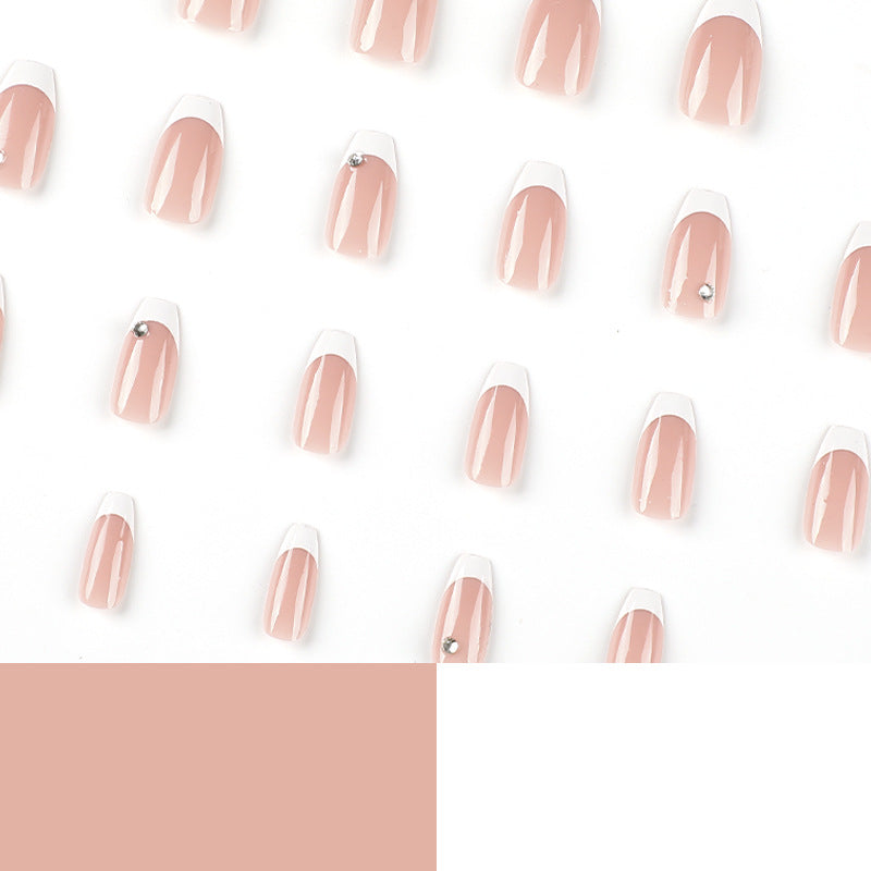 Glamorous artificial nails with French manicure Stornfield