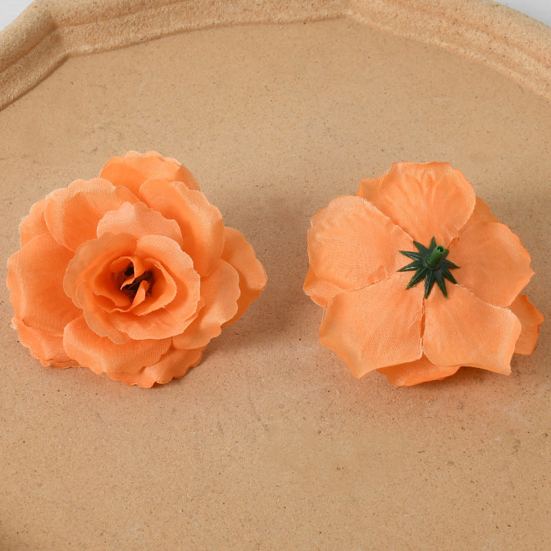 Elegant Fabric Flower Hair Clips