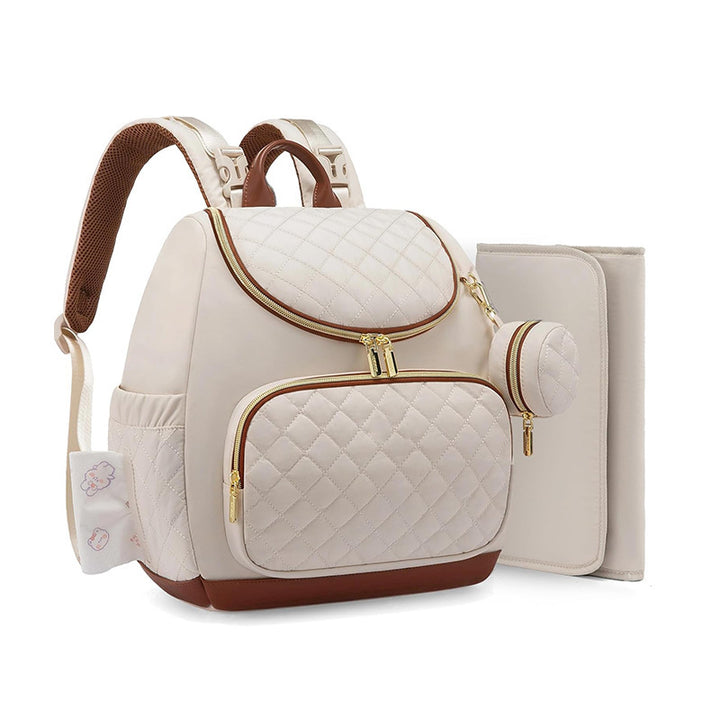 Elegant Quilted Backpack with Practical Compartments Stornfield