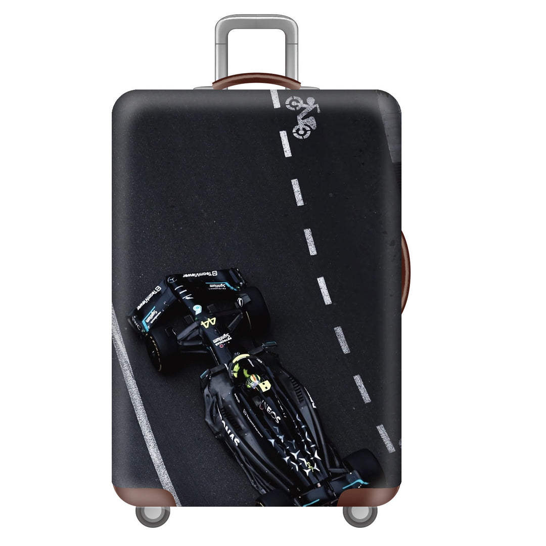 Unisex Hard-shell Suitcase with Impressive Futuristic City Design Stornfield
