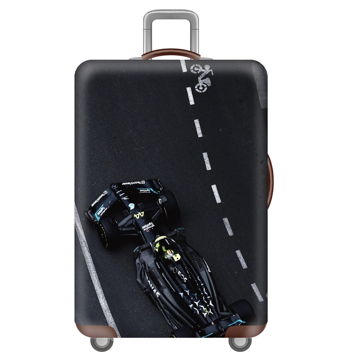 Unisex Hard-shell Suitcase with Impressive Futuristic City Design Stornfield