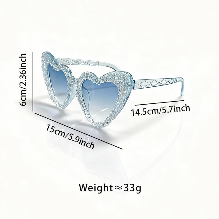 Sparkling Heart-Shaped Sunglasses Stornfield