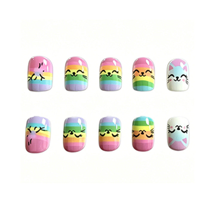 Cute Cat-Themed Nail Art Enhancements Stornfield
