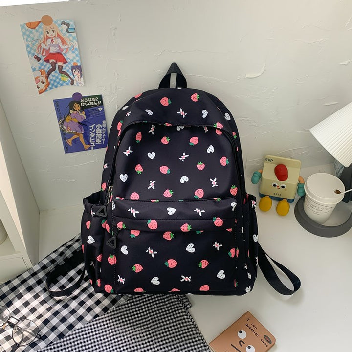 Playful Patterned School Backpack