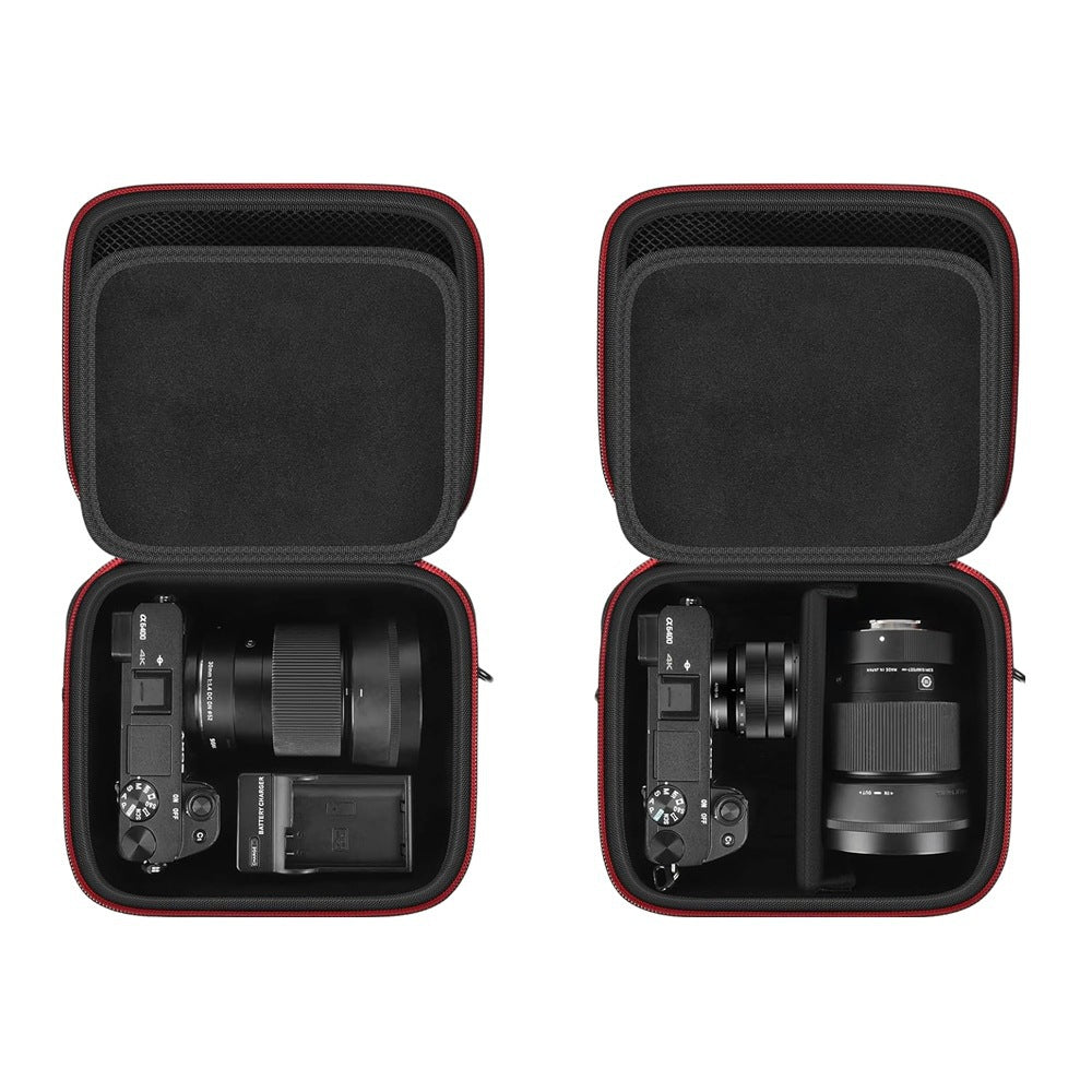 Camera bag with careful interior division Stornfield