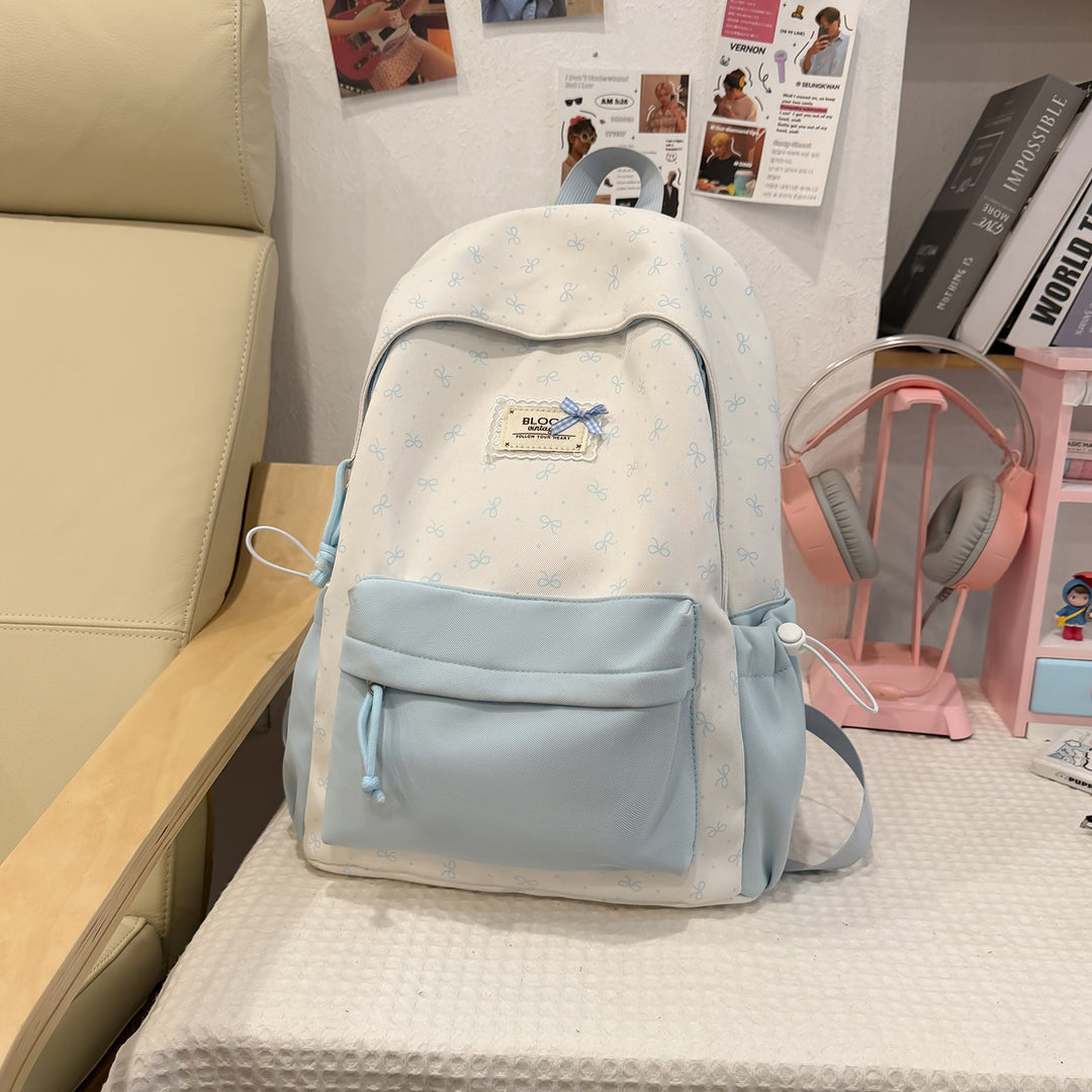 Stylish Printed Backpack with Fun Character Accents Stornfield