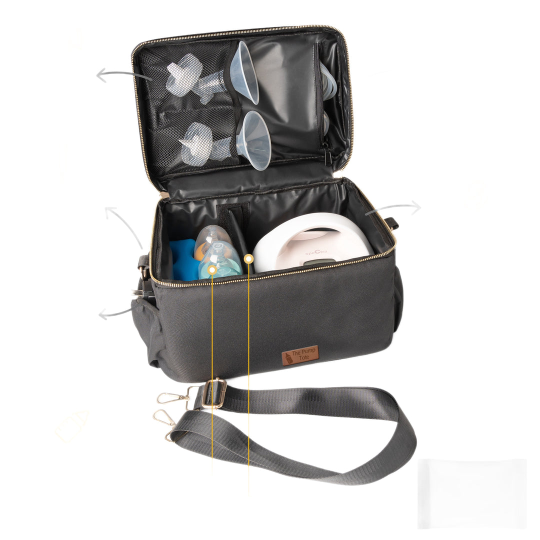 Women's multifunctional diaper bag with insulated compartments Stornfield