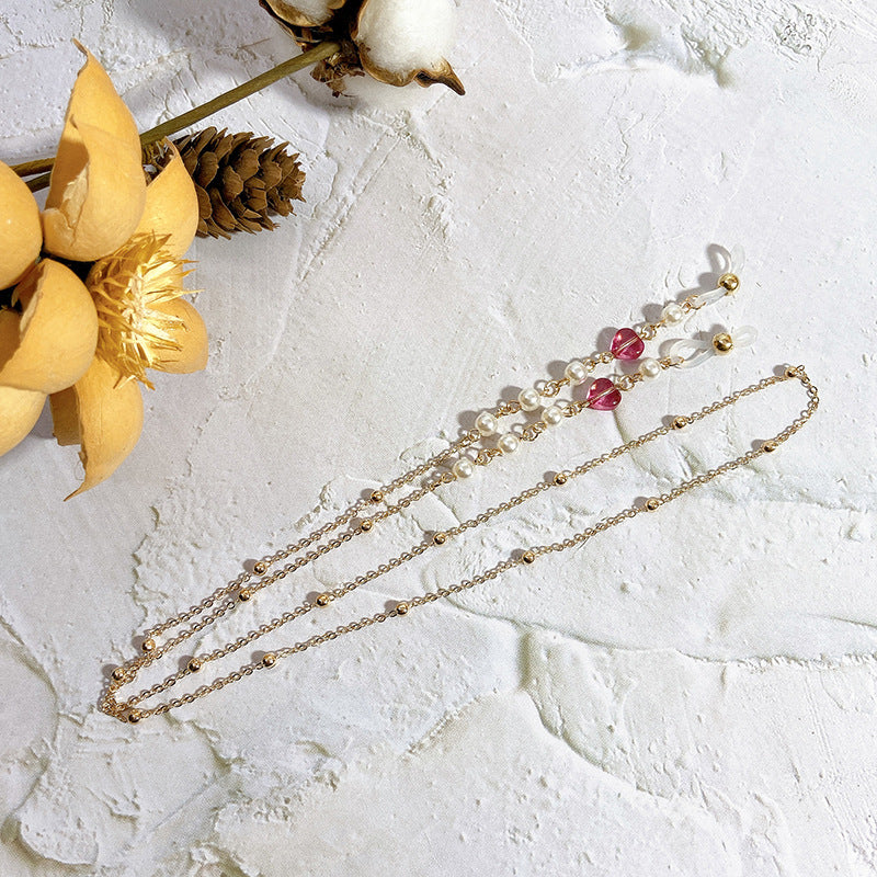 Elegant necklace with pearls and rubies Stornfield