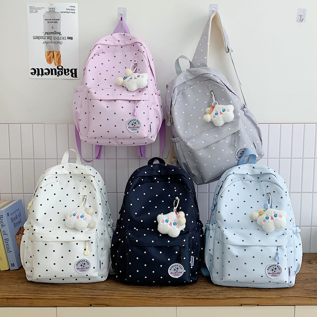 Polka Dot Student Backpack Stornfield