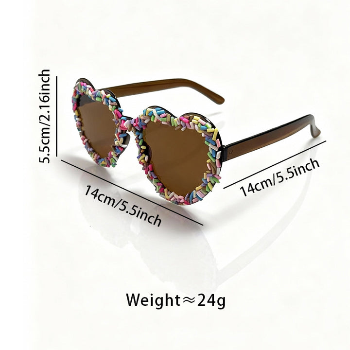 Fun and Colorful Heart-Shaped Sunglasses Stornfield