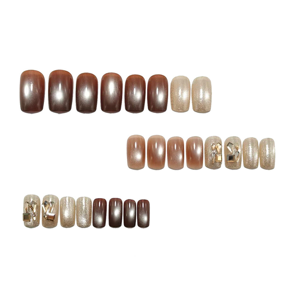 Artificial nails with luxurious glitter finish Stornfield