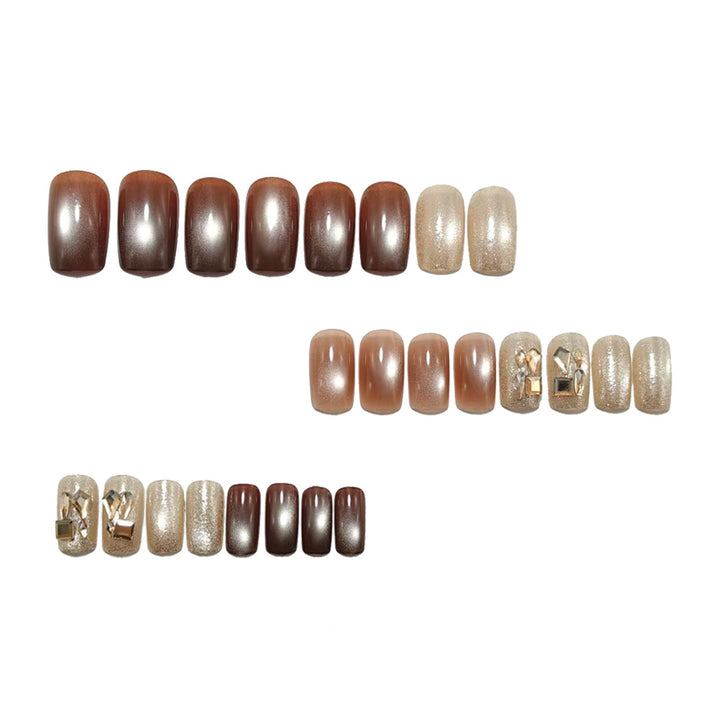 Artificial nails with luxurious glitter finish Stornfield