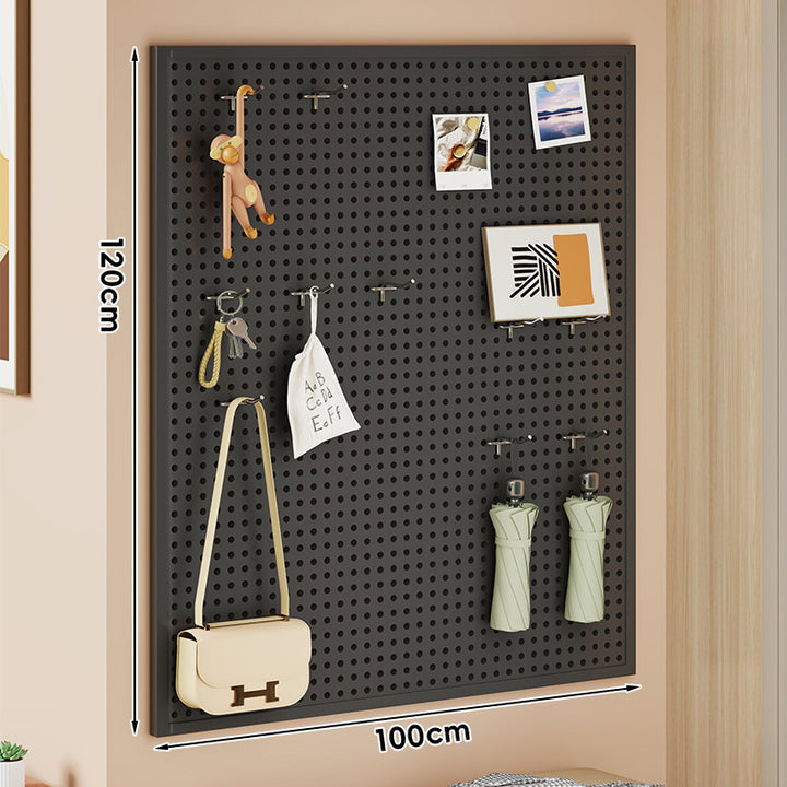 S-Shaped Offset Pegboard Utility Hooks with Support Post
