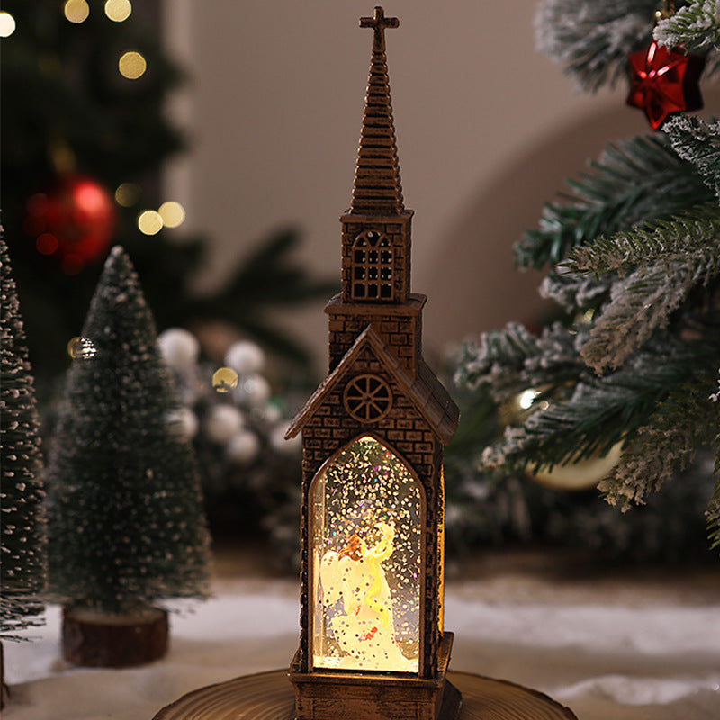 Illuminated Christmas Church Decoration Stornfield