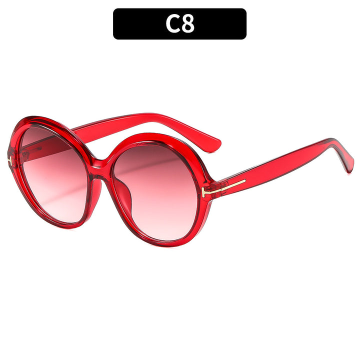 Fashionable Oversized Round Sunglasses