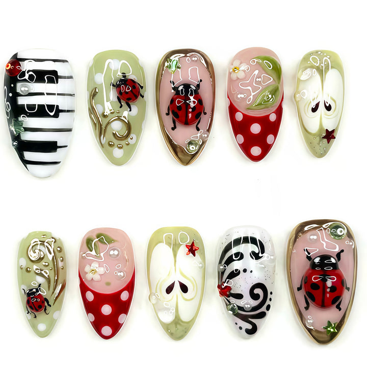 Artistic Themed Nail Art Set