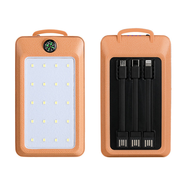 Multifunctional charging power bank with integrated LED lighting and compass Stornfield