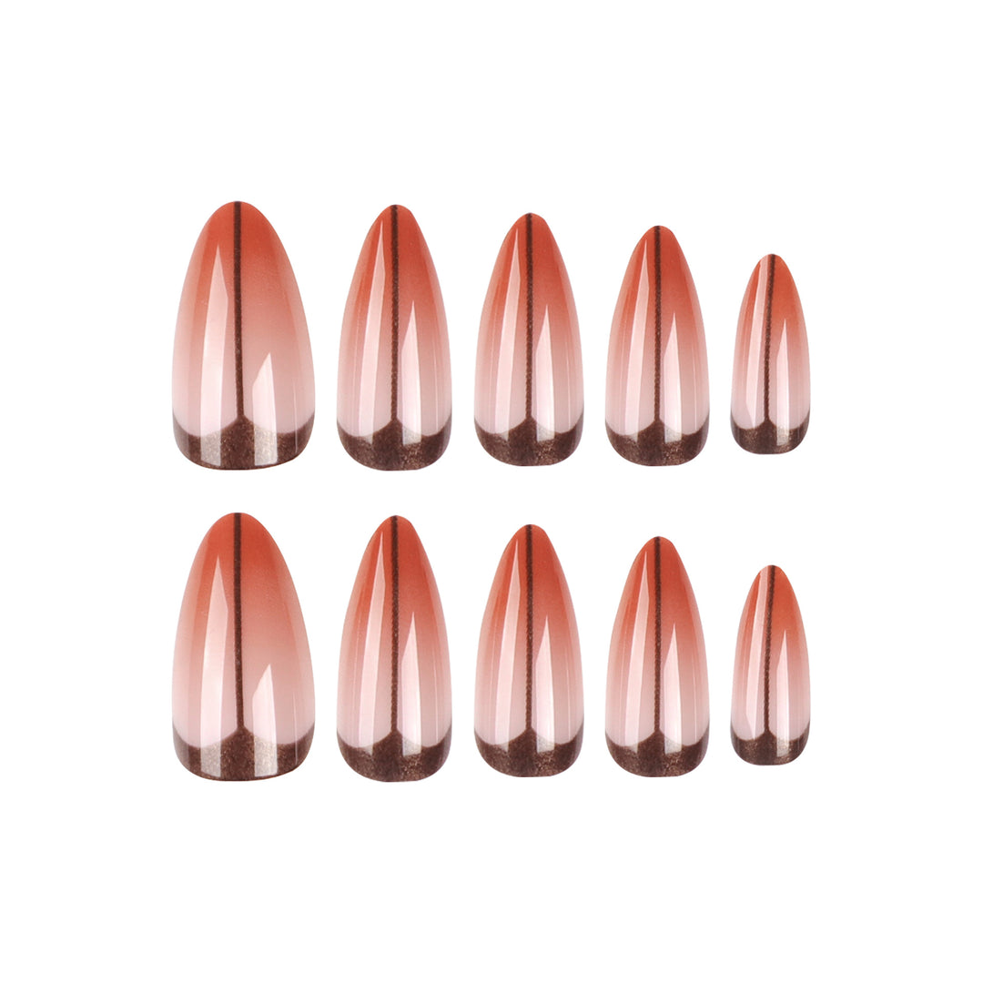 Artistic stiletto nails with trendy ombre effect Stornfield