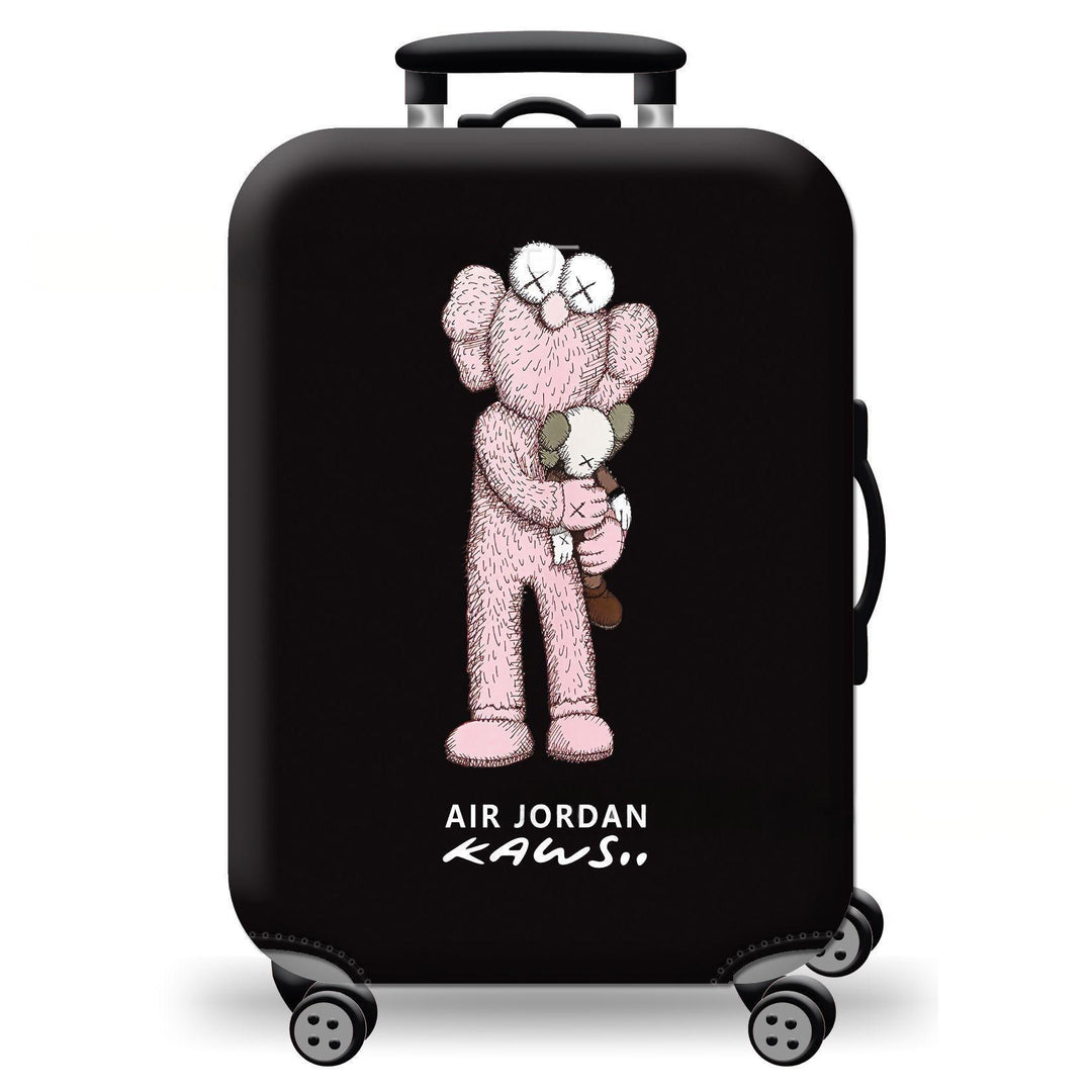 Unisex hard-shell suitcase with playful cat design Stornfield