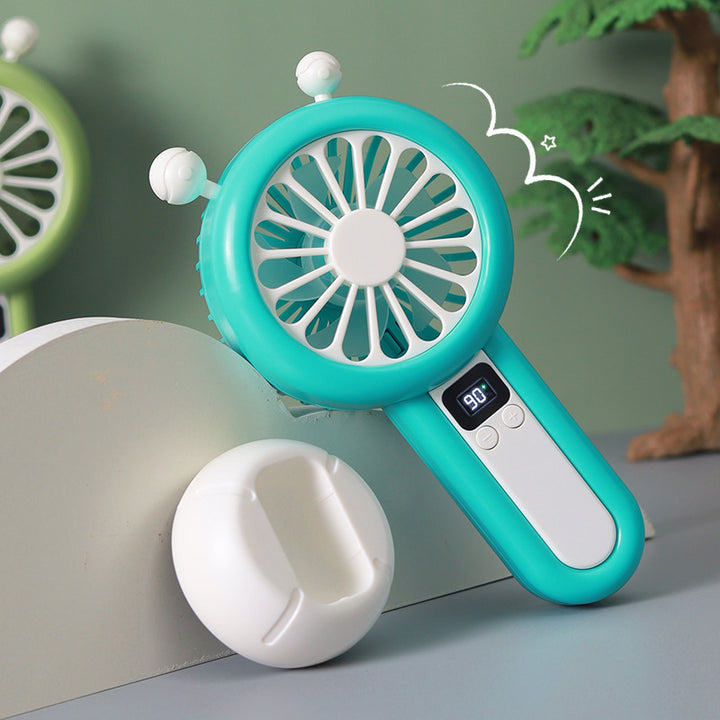 Ladies portable mini fan with LCD display from Stornfield