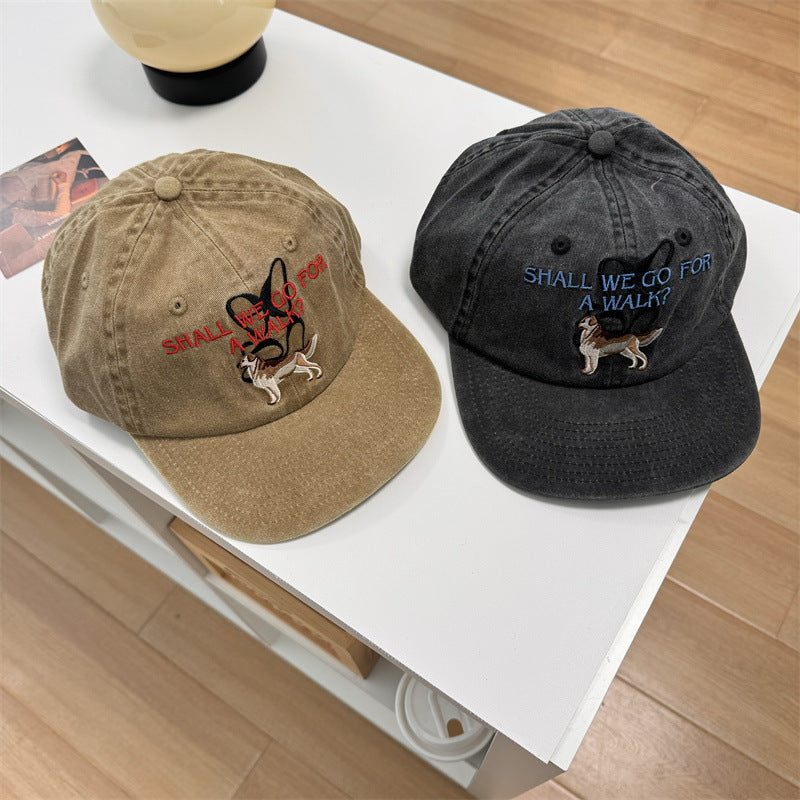 Unisex Funny Embroidered Dog-Themed Cap Stornfield