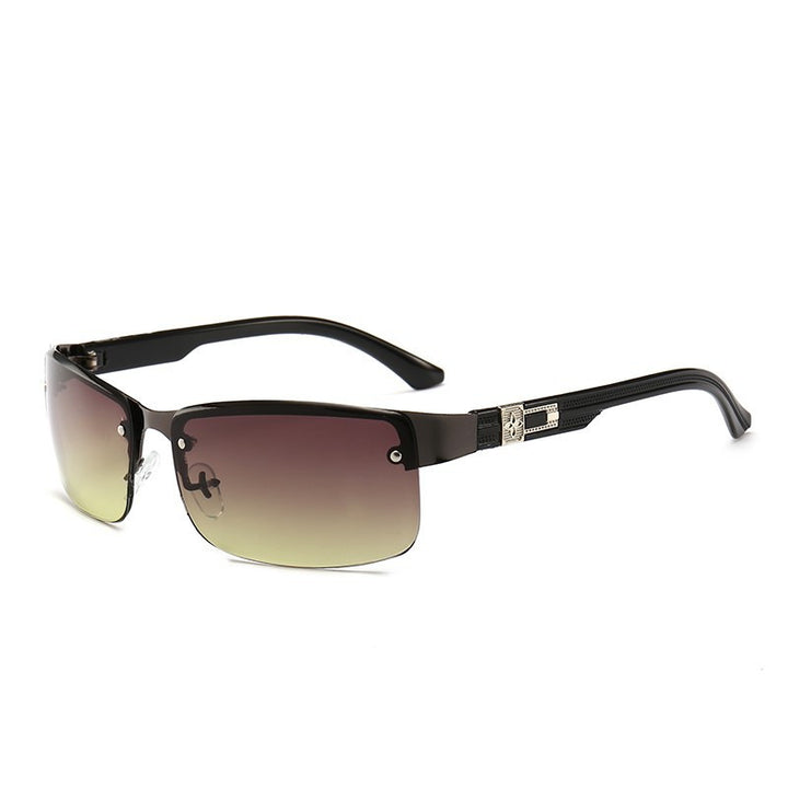 Ladies stylish square sunglasses with gold accents Stornfield