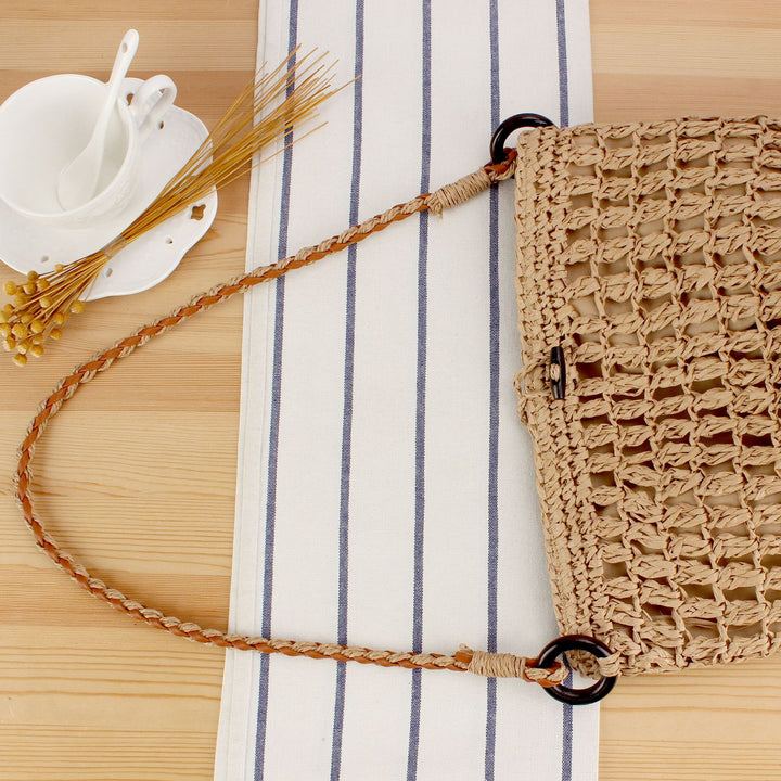 Handmade Crocheted Shoulder Bag In Modern Design Stornfield