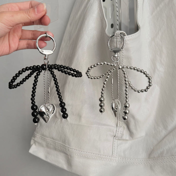 Elegant Beaded Charm Keychain Stornfield