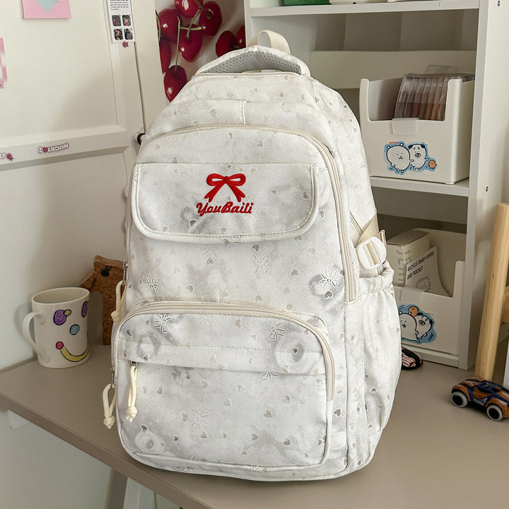 Playful Illustrated Graphic Backpack Stornfield
