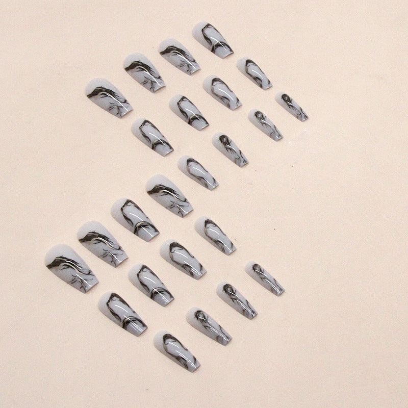 Marble Design Press-On Nail Extensions Stornfield