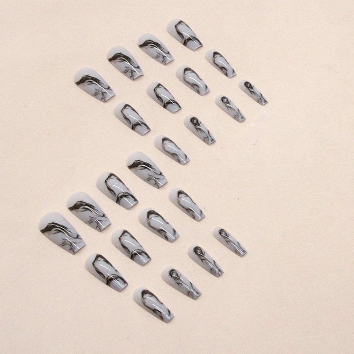 Marble Design Press-On Nail Extensions Stornfield