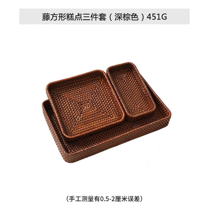 Women square natural material serving plate Stornfield