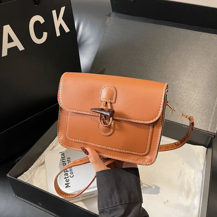 WoStructured Leather Crossbody Bag Stornfield