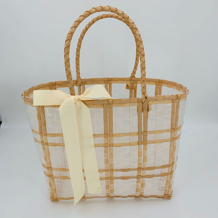 Decorative Basket Bag with Elegant Bow Stornfield