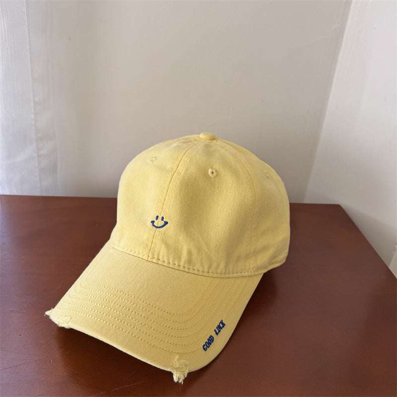 Women's Casual Smile-Embroidered Cap Stornfield