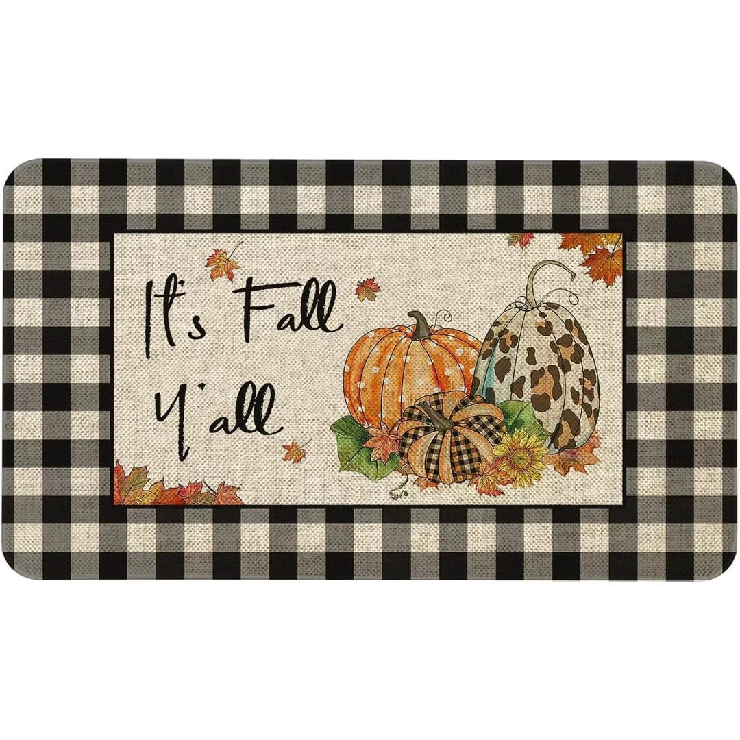 Festive Christmas-Themed Doormat for Home